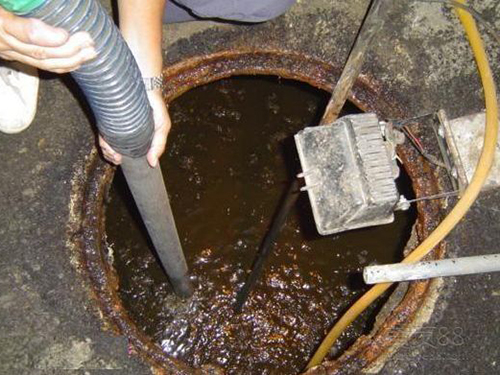 青阳隔油池清理